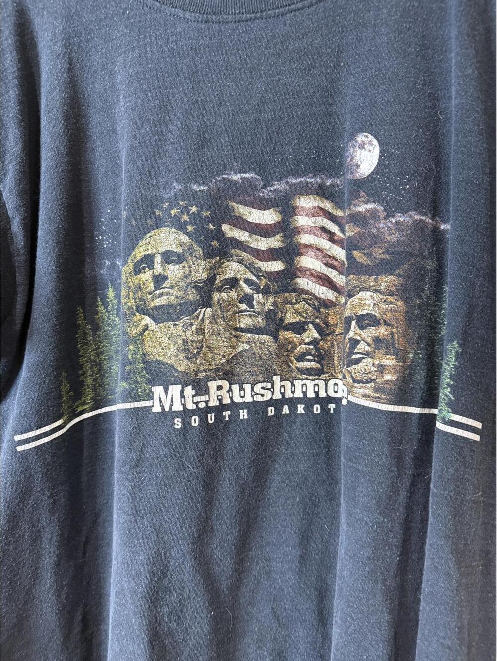 GreenBrand Recycled Mt. Rushmore South Dakota Graphic T-Shirt Size Large y2k